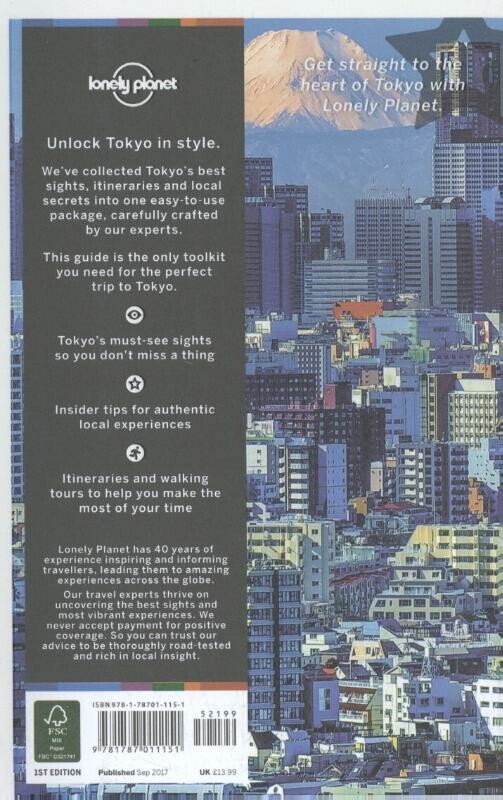 Tokyo / Lonely Planet's best of guides achterkant