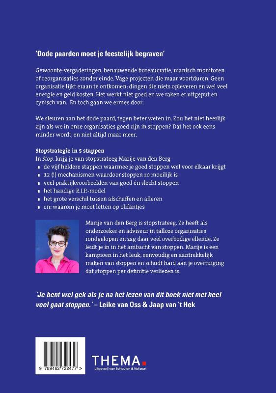 Stop. achterkant