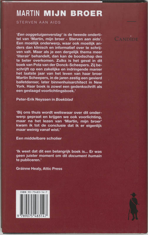 Martin mijn broer achterkant