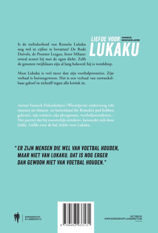 Liefde voor Lukaku achterkant