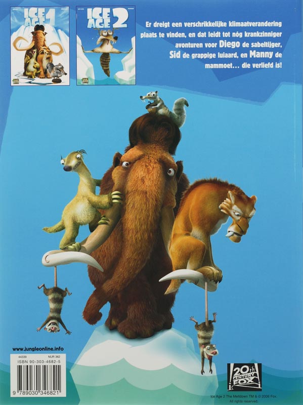 Ice age 2 / Ice age / 2 achterkant
