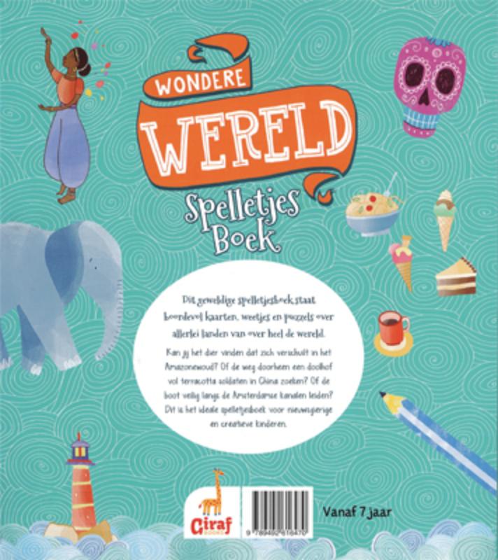 Wondere wereld spelletjesboek achterkant