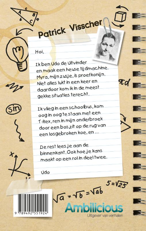 Udo de uitvinder achterkant