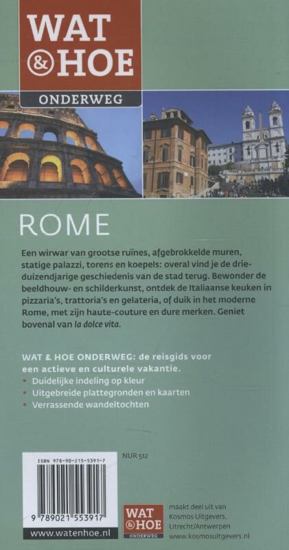 Wat & Hoe Onderweg Rome / Wat & Hoe onderweg achterkant