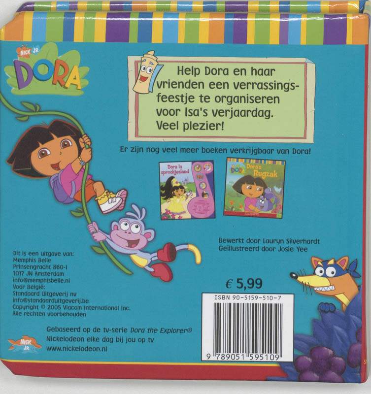 Dora Een Onverwacht Feestje achterkant