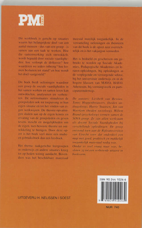 Samen werken, samen leren / PM-reeks Samen werken, samen leren / PM-reeks achterkant