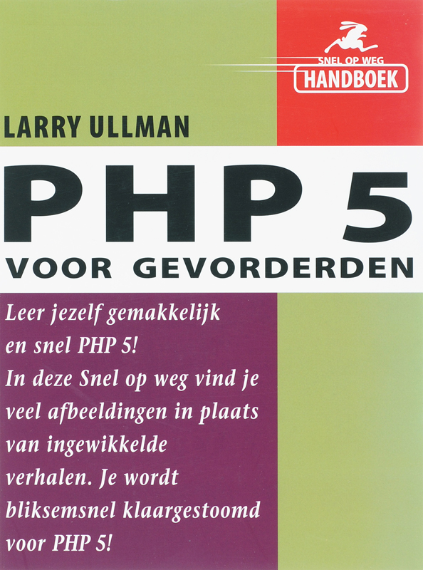 boekenbalie_9789043013673_cover Snel op weg: PHP 5 voor gevorderden / Snel op weg