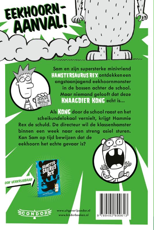 Hamstersaurus Rex vs. Knaagdier Kong / Hamstersaurus Rex achterkant