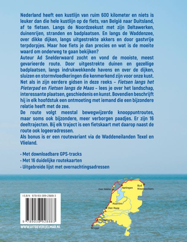Fietsen langs de Noordzeekust achterkant