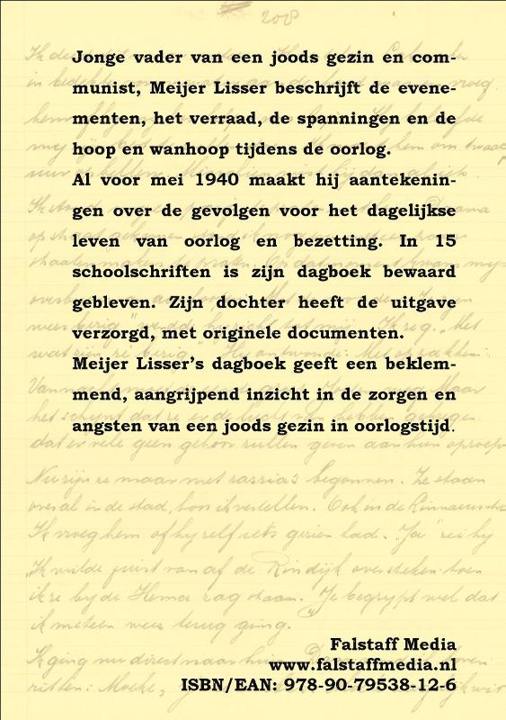 Boekhouden 1940-1943 achterkant