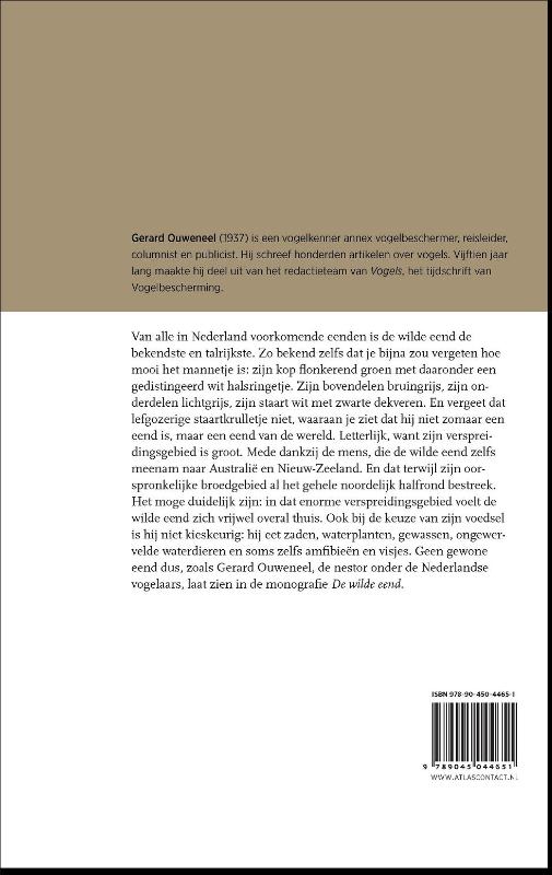 De wilde eend / De Vogelserie / 21 achterkant