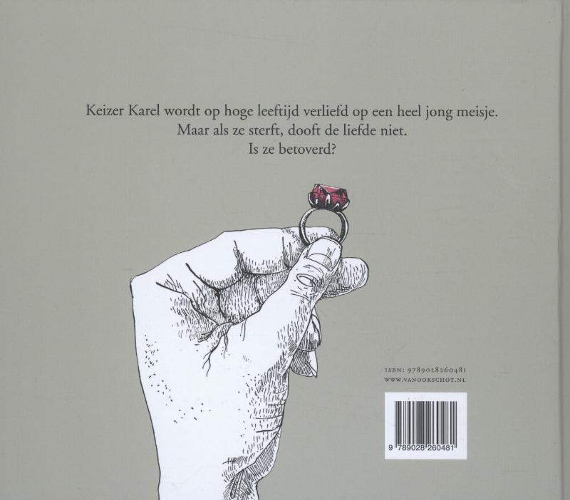 Keizer Karel verliefd achterkant