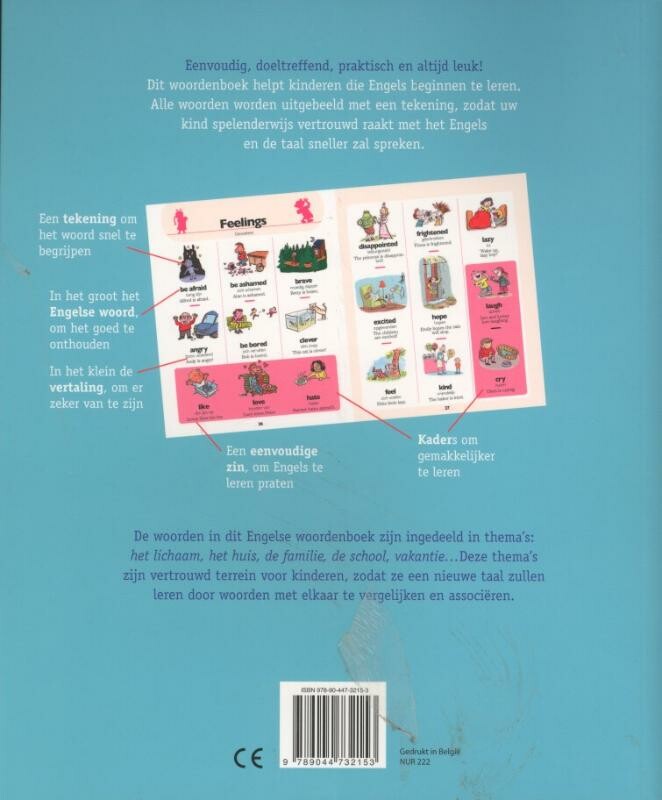 Allereerste woordenboek Engels achterkant