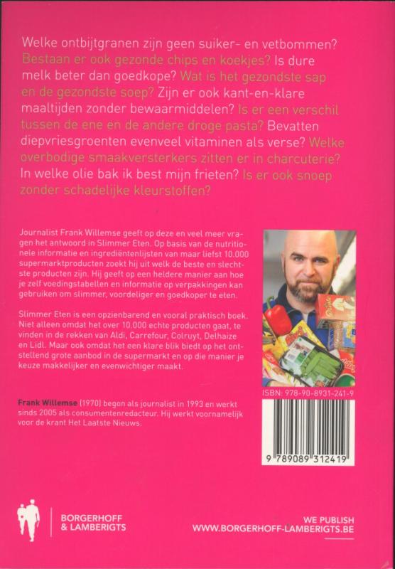 Slimmer eten achterkant