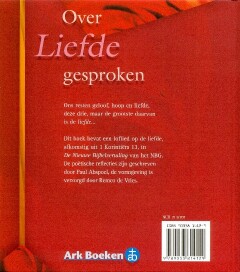 OVER LIEFDE GESPROKEN achterkant