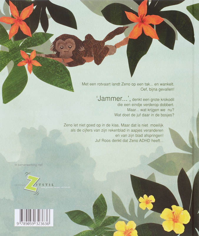 Zeno zweeft achterkant