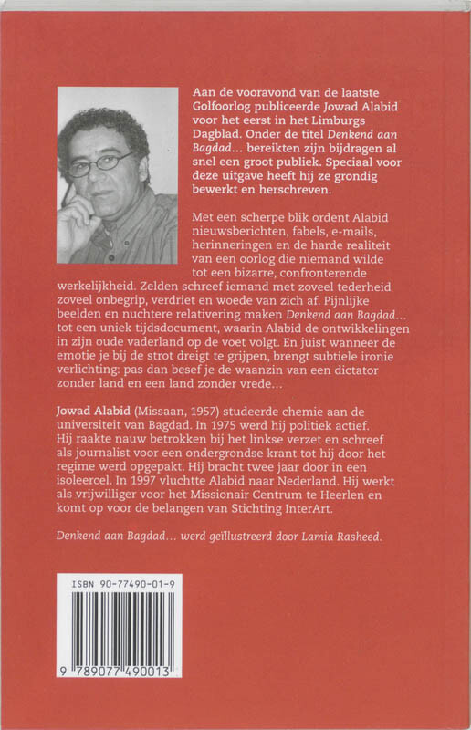 Denkend aan Bagdad ... achterkant