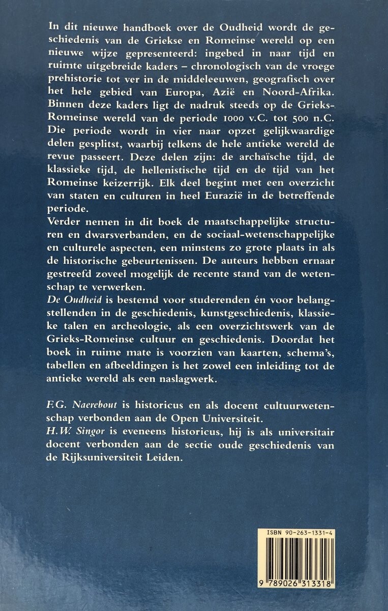 De Oudheid achterkant