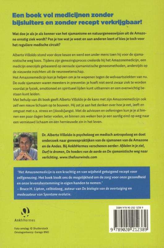 Het Amazonemedicijn achterkant