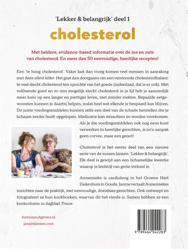 Cholesterol / Lekker & belangrijk achterkant