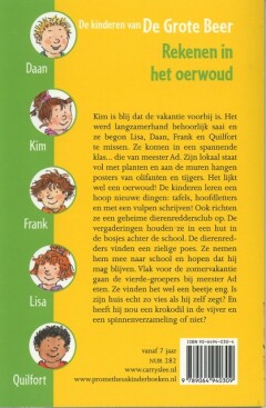Rekenen in het oerwoud / De kinderen van De grote beer / 4 achterkant