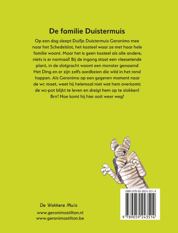 De familie Duistermuis / Geronimo Stilton / 8 achterkant