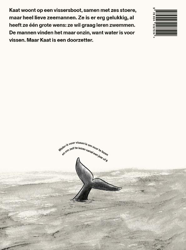 Water is voor vissen achterkant