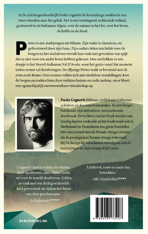 De acht bergen De acht bergen achterkant