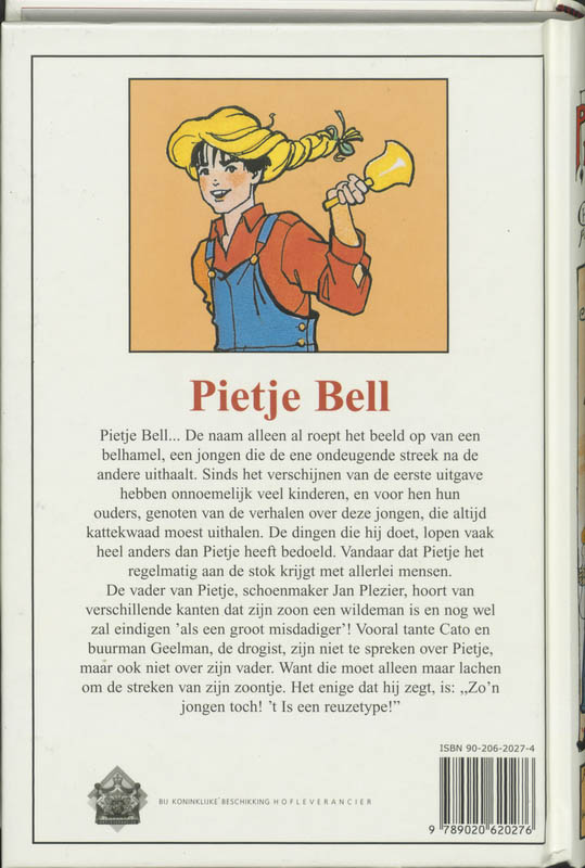 Pietje Bell / Pietje Bell serie achterkant