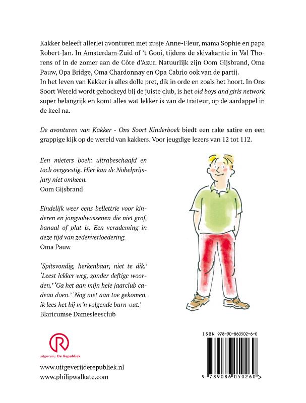 De avonturen van Kakker achterkant