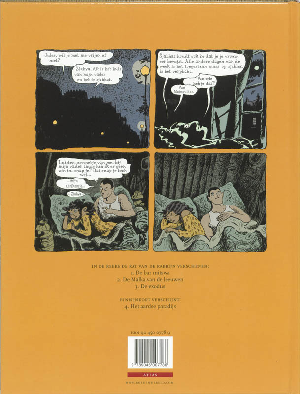 De exodus / De kat van de rabbijn / 3 achterkant
