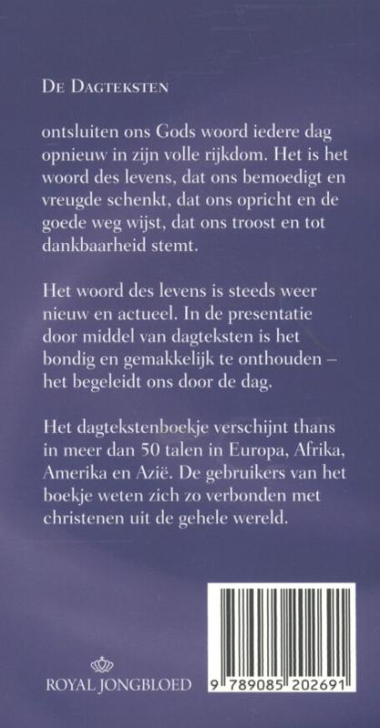 DAGTEKSTEN 2015 bij NBV DAGTEKSTEN 2015 bij NBV achterkant