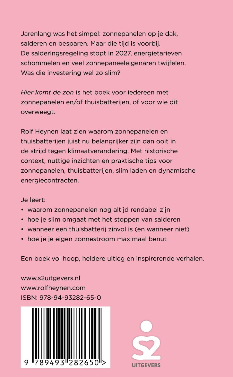 Hier komt de zon achterkant
