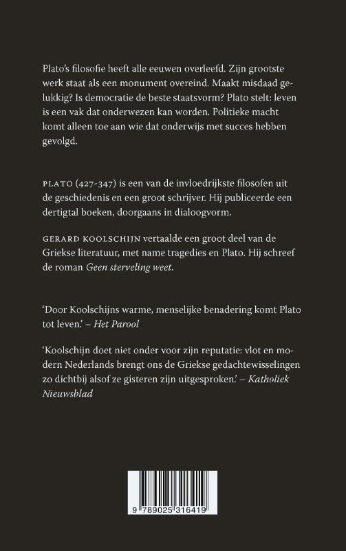 De ideale staat achterkant