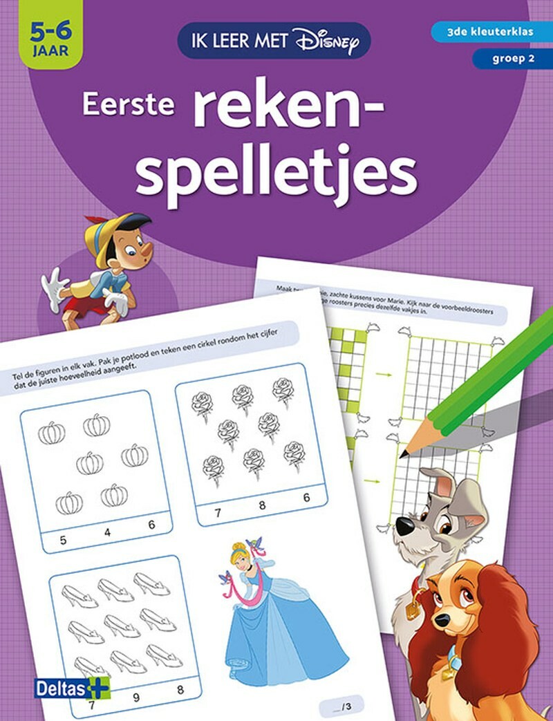 Eerste rekenspelletjes (5-6 j.) / Ik leer met Disney