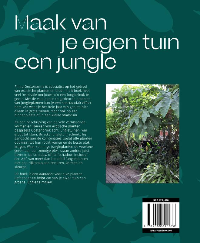 De jungletuin achterkant