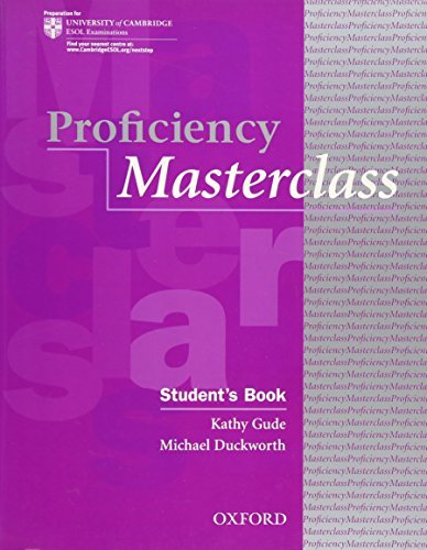 NEW PROFICIENCY MASTERCLASS STUDENT'S BOOK