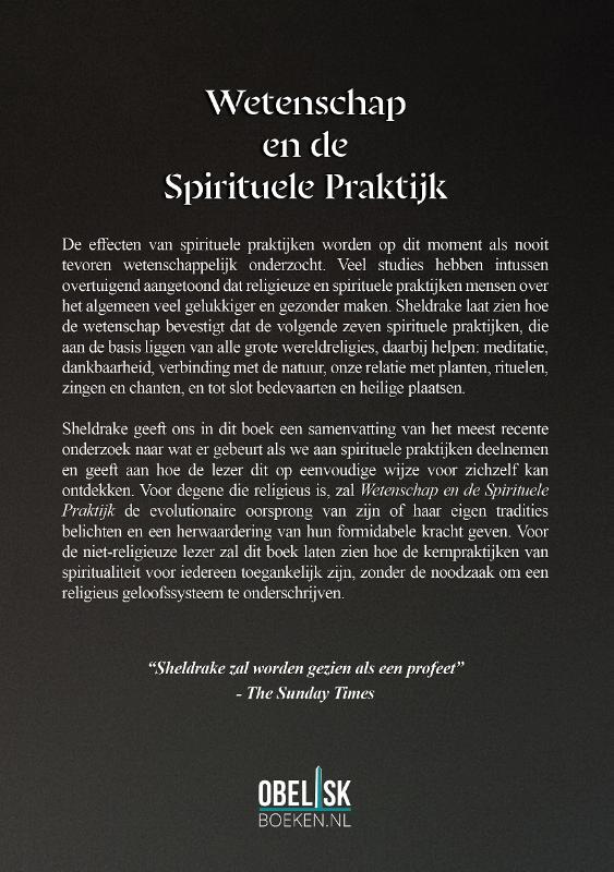 Wetenschap en de Spirituele Praktijk achterkant