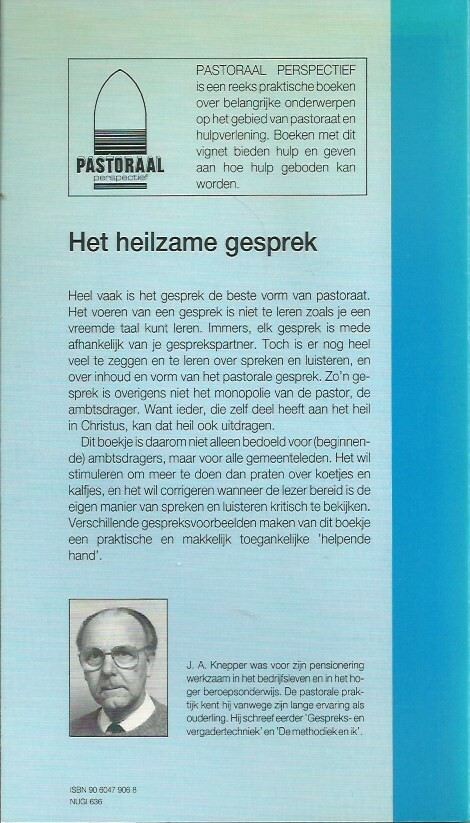 Het heilzame gesprek achterkant