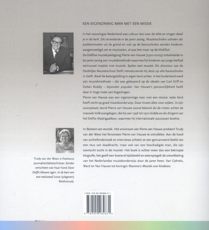 Bezeten van muziek achterkant