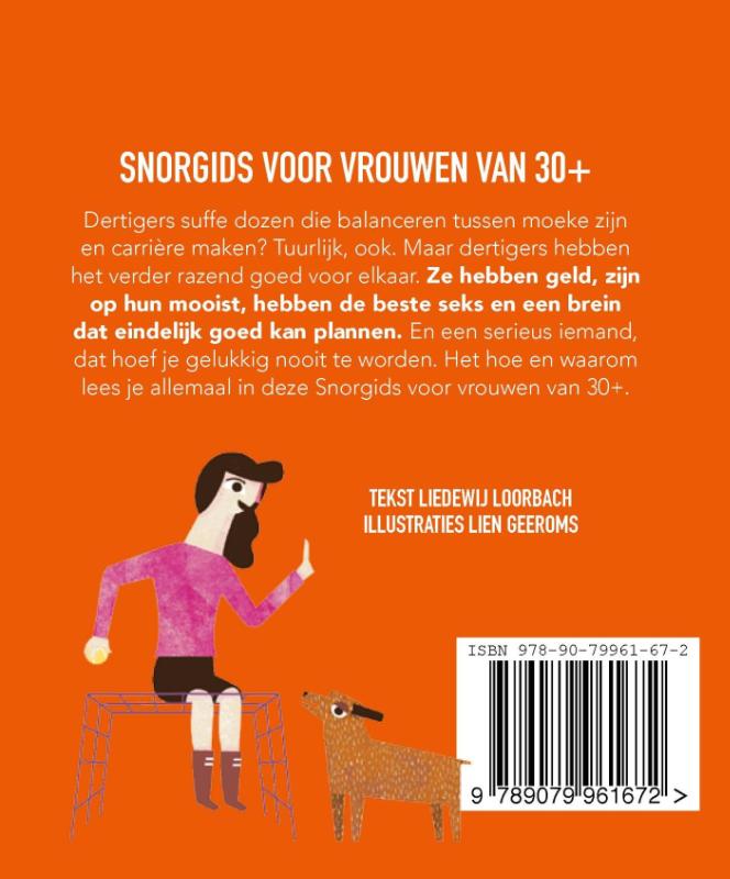 Snorgids voor vrouwen van 30 plus achterkant