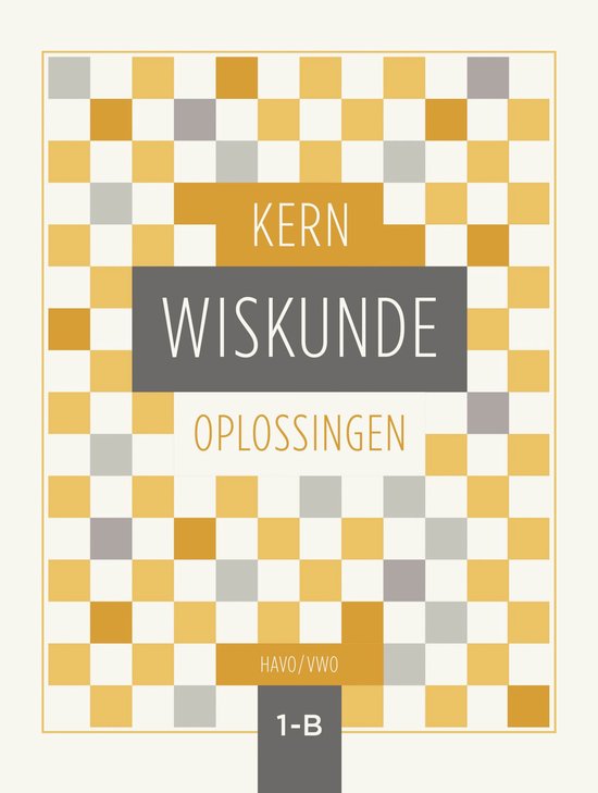 KERN Wiskunde / oplossingenboek havo/vwo 1 deel B
