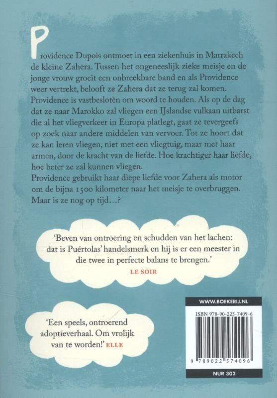 Het kleine meisje dat een wolk had ingeslikt Het kleine meisje dat een wolk had ingeslikt achterkant