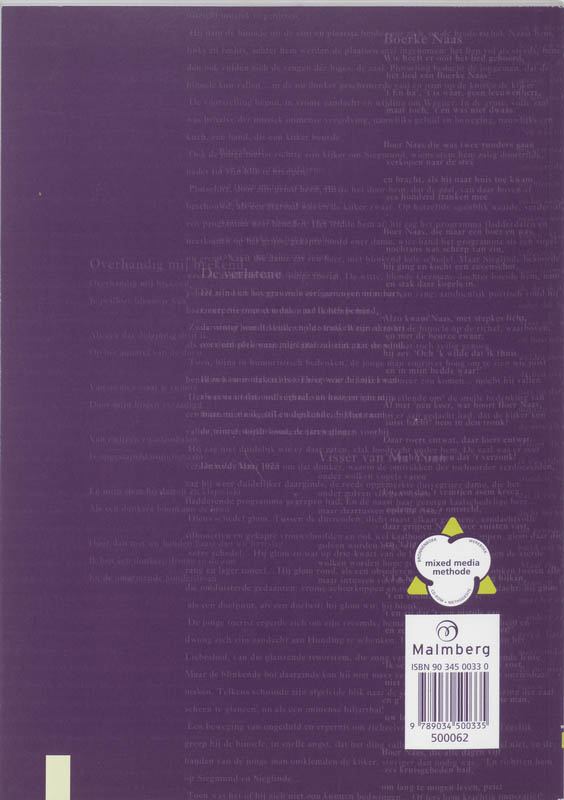 Literatuur, geschiedenis en leesdossier / Werkboek + CD-ROM achterkant
