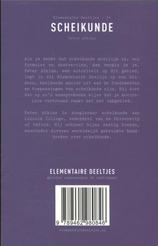 Scheikunde / Elementaire Deeltjes / 34 achterkant