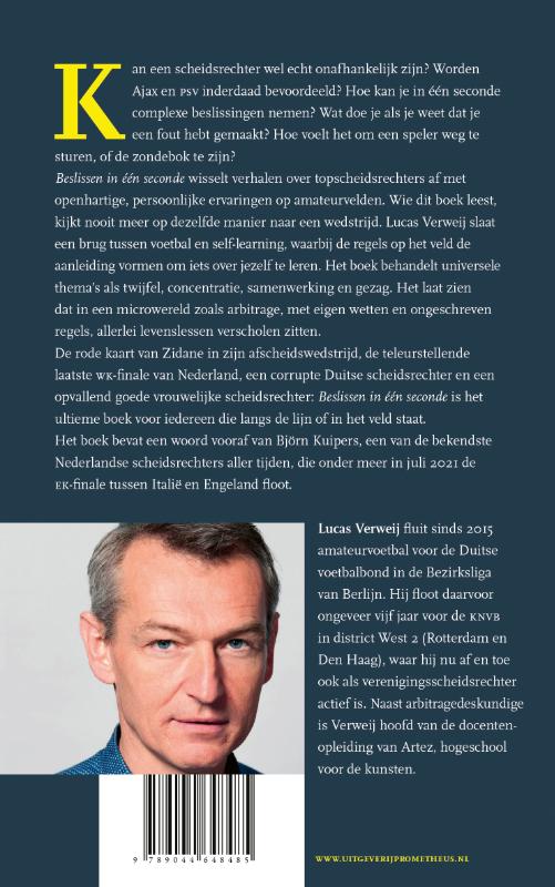 Beslissen in één seconde en wat je nog meer van een scheidsrechter kunt leren achterkant