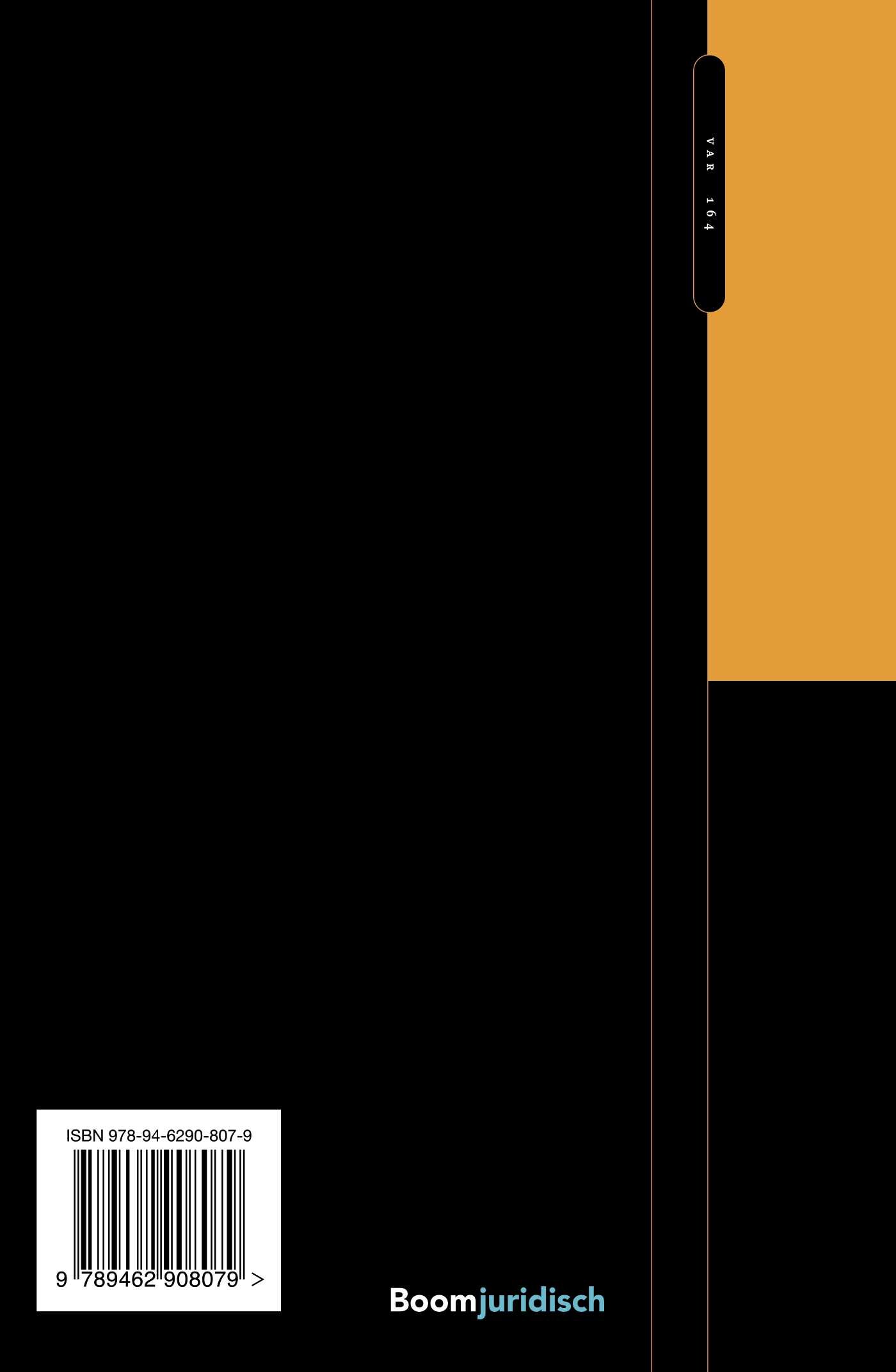 Maatwerk in het bestuursrecht / VAR-reeks / 164 achterkant