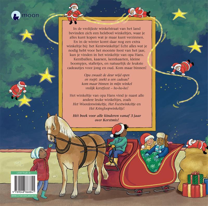 Het kerstwinkeltje / Het straatje van Marianne Busser en Ron Schröder achterkant