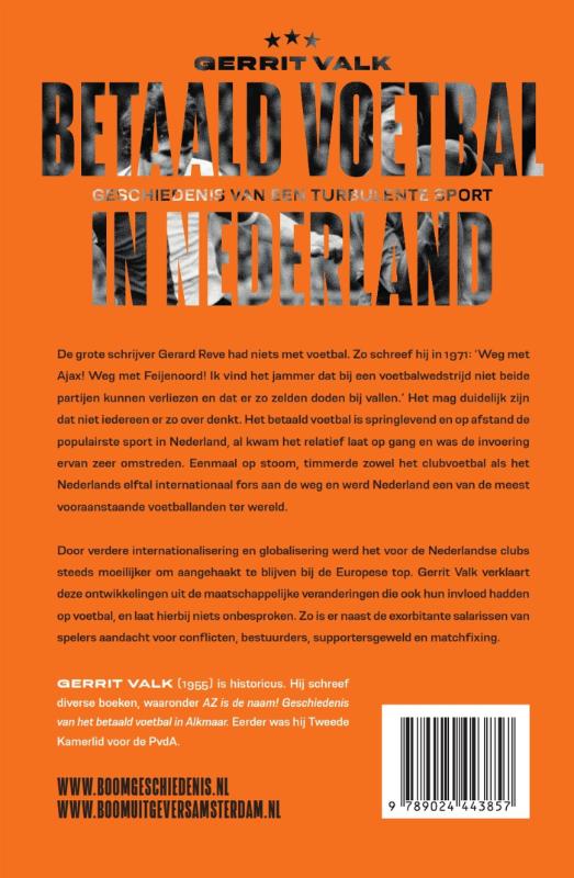 Betaald voetbal in Nederland achterkant