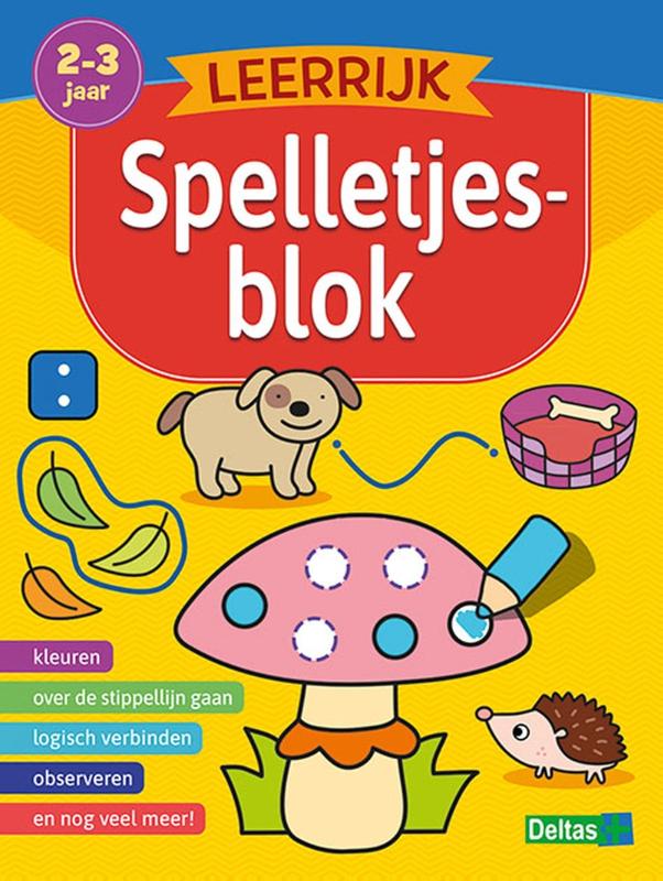 Leerrijk spelletjesblok (2-3 j.)